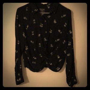Abercrombie & Fitch long sleeve blouse SZ S